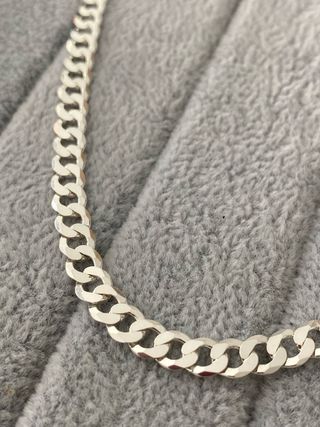 Cadena Barbada Plata de Ley 925 60cm