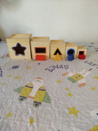 Encajable de madera educativo