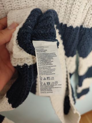 Jersey Tommy Hilfiger Rayas Mujer Azul/Blanco