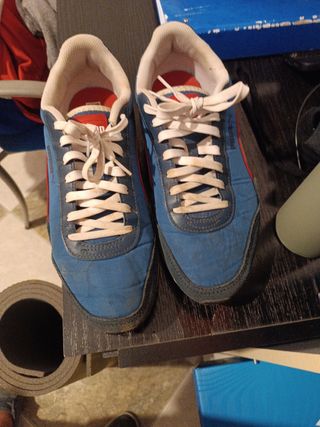 Botines Puma Azules y Rojos