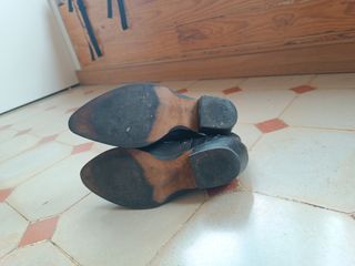 Botines piel negros mujer talla 37