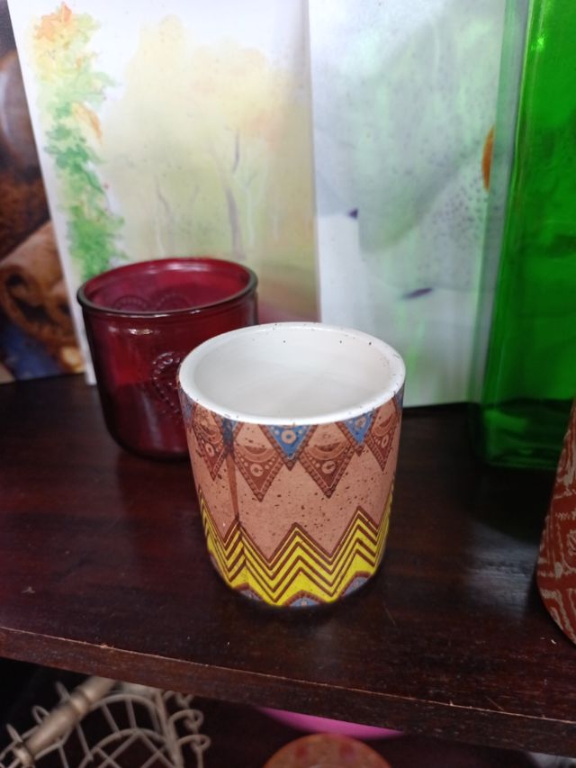 Lote de 3 macetas decorativas