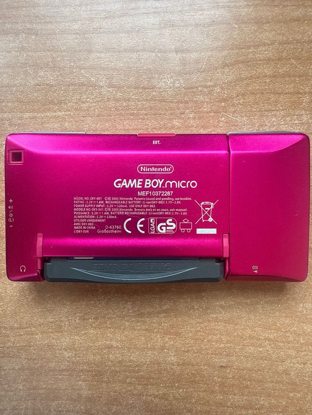 Nintendo Game Boy Micro Rosa
