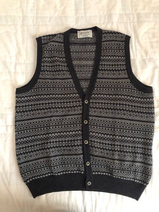 Chaleco MOLGOY Vintage Gris