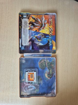 Pokemon Sol Edición Caja Metálica Nintendo