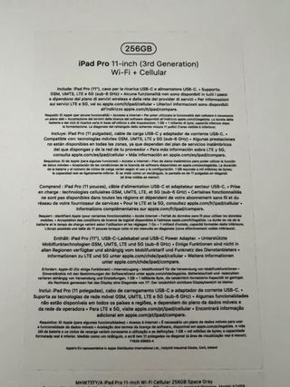 Caja Vacía iPad Pro 11