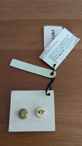 Pendientes Bimba y Lola Nudo Dorado