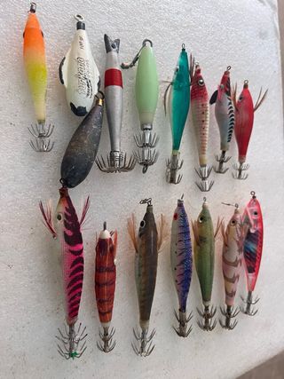 13 Pajaritos para Calamares y 3 plomos 