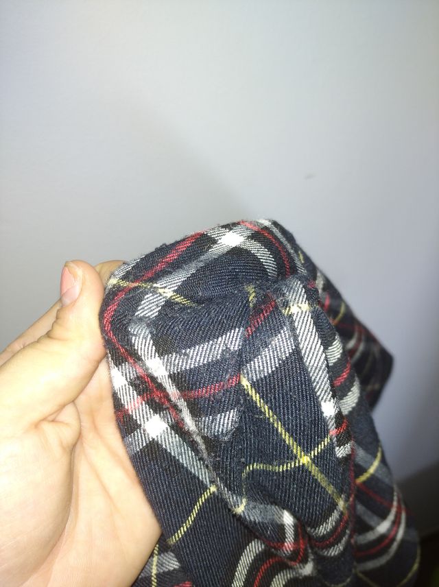 Pantaloni scozzesi blu