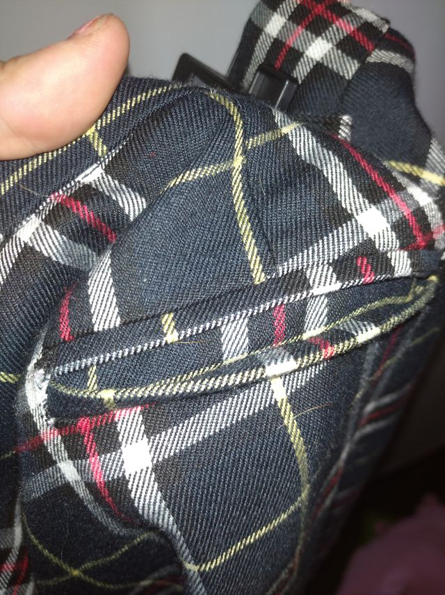 Pantaloni scozzesi blu