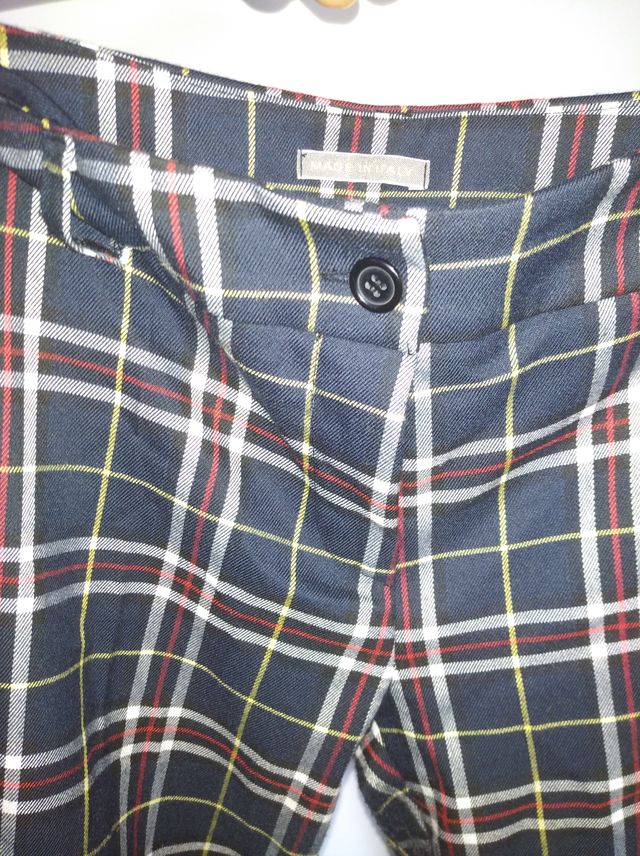 Pantaloni scozzesi blu