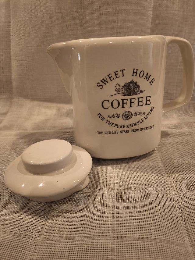 Cafetera de porcelana Sweet Home Coffee