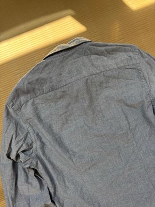 Camisa Zara Man Oxford Azul Claro Talla M