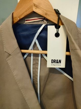 Americana traje hombre talla 58 algodón Do Rego
