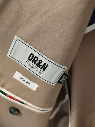 Americana traje hombre talla 58 algodón Do Rego
