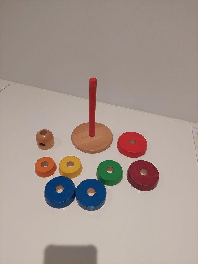 2 Bloques Construcción de madera de Ikea.