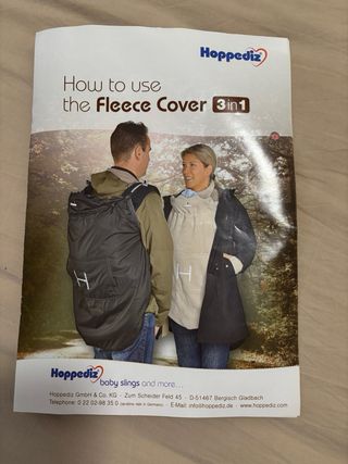 Polar y chubasquero para mochila portabebé