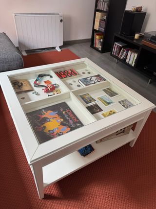 Mesa IKEA Liatorp cristal - 93x93x50 - excelente