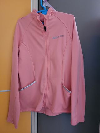Sudadera coral con Cremallera
