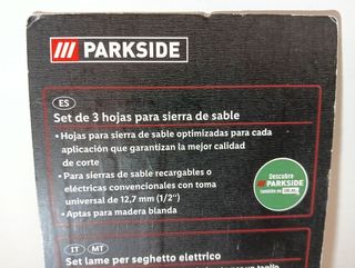 Set Hojas Sierra PARKSIDE Madera 