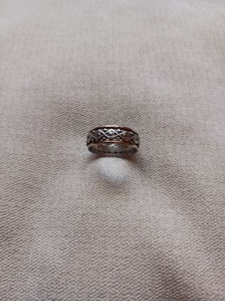 Alianza antigua  plata y oro.
