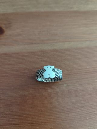 Anillo Tous Oso Plata