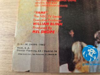 B.S.O. Fame Vinilo Fama