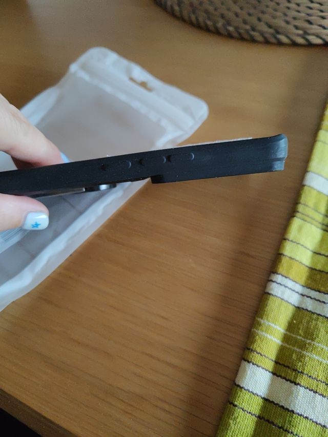 Custodia nera con supporto per Xiaomi 13 Lite