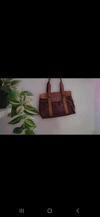 Bolso Adolfo Dominguez Marrón Grande