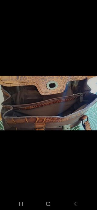 Bolso Adolfo Dominguez Marrón Grande