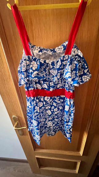 Mono tirantes estampado floral