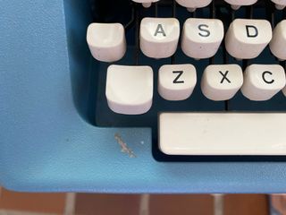 Máquina de escribir Olivetti Studio 46 Azul