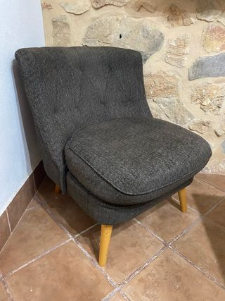 Butaca Conforama gris