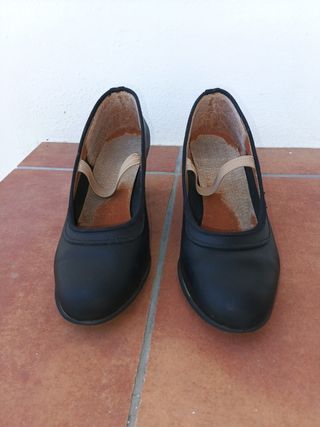 Zapatos de Flamenco Profesionales Negros