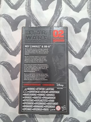 STAR WARS BLACK SERIES REY CON ESPADA & BB-8