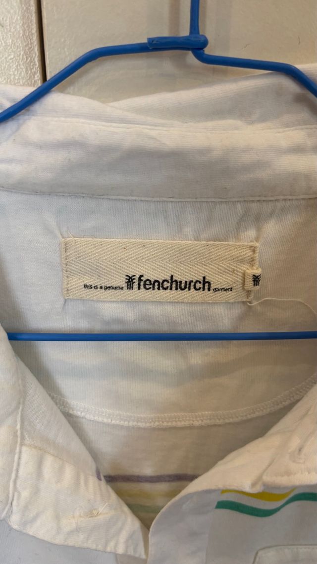 Polo Fenchurch blanco con Rayas