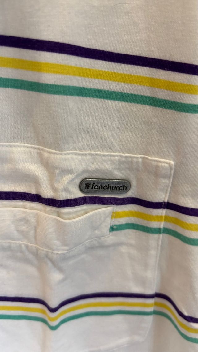 Polo Fenchurch blanco con Rayas