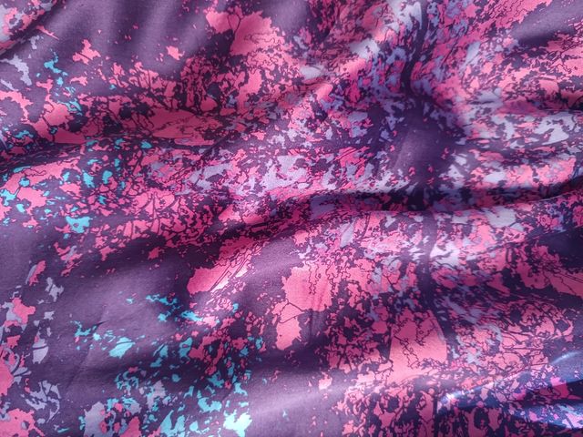 Vestido Custo Seda Morado