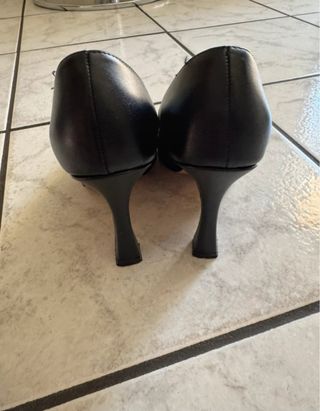 Scarpe décolleté nere tacco alto