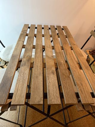 Mesa y 4 Sillas Ikea Exterior con 4 cojines 