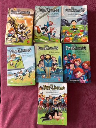 pack 7 libros los futbolisimos