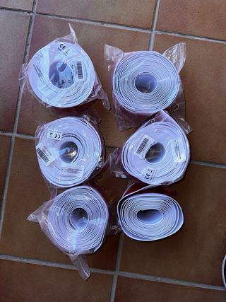 Rodapié vinílico blanco