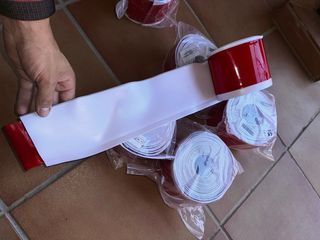 Rodapié vinílico blanco