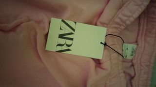 Pantalones chándal niña rosa y morado talla diez