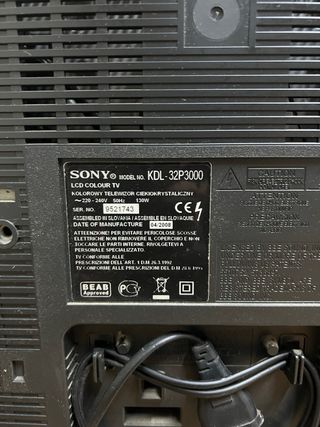 TV Sony BRAVIA 32 Monitor PC