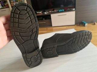 Zapatos Escolares JAVER Negros Velcro NUEVOS