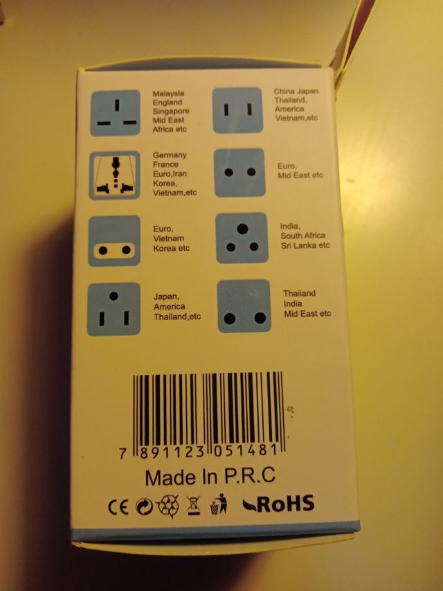 Adaptador de viaje NK5148 GreenLyca