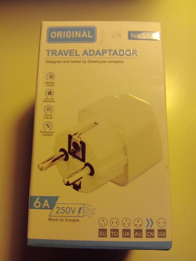 Adaptador de viaje NK5148 GreenLyca