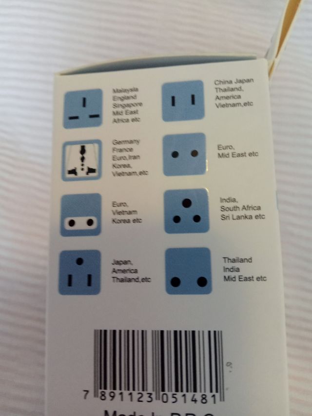 Adaptador de viaje NK5148 GreenLyca