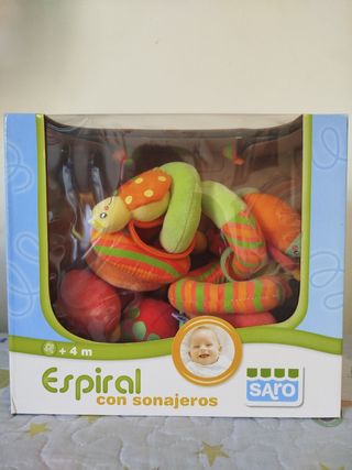 Espiral con sonajeros para bebé